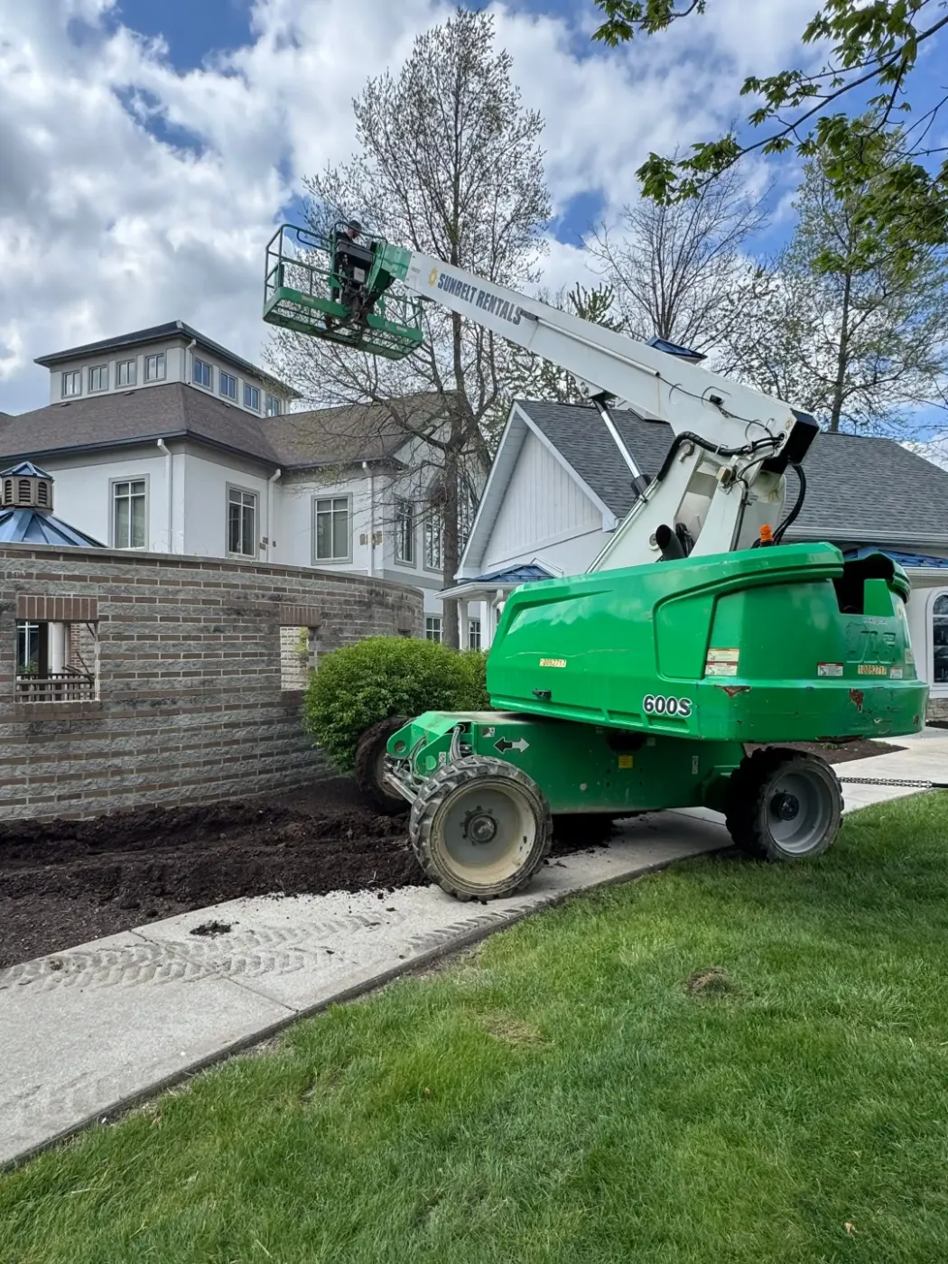 Commercial roof inspection documented in Lapel